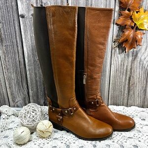 Jessica Simpson Leather Upper Riding Boots FALL - Women's size 8M/38